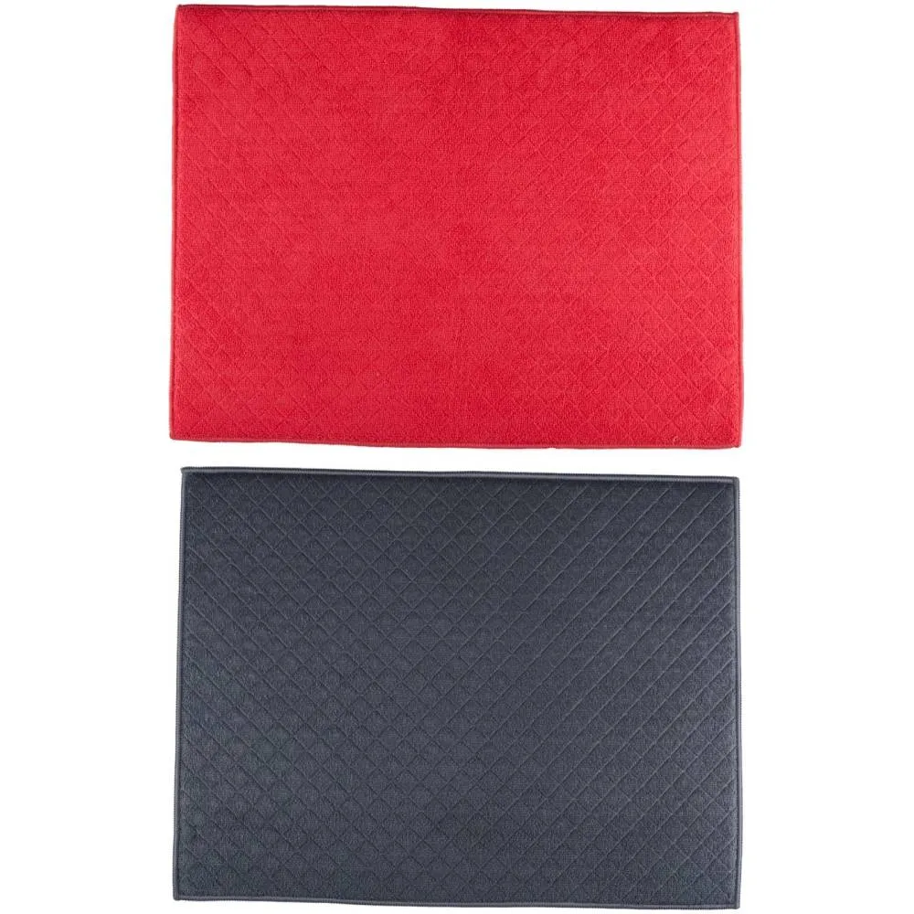 Təmizlik bezi Dirt Devil Dish Drying Mat 39x51 sm Red/Black