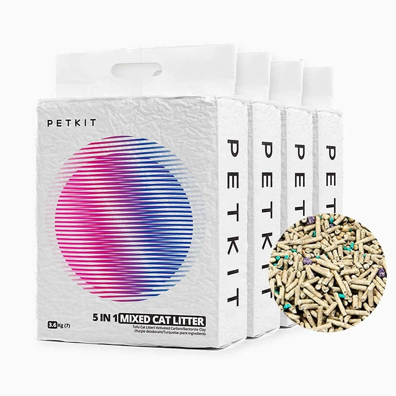 Pişik qumu PETKIT 5 IN 1 MIXED CAT LITTER (PKCL04)
