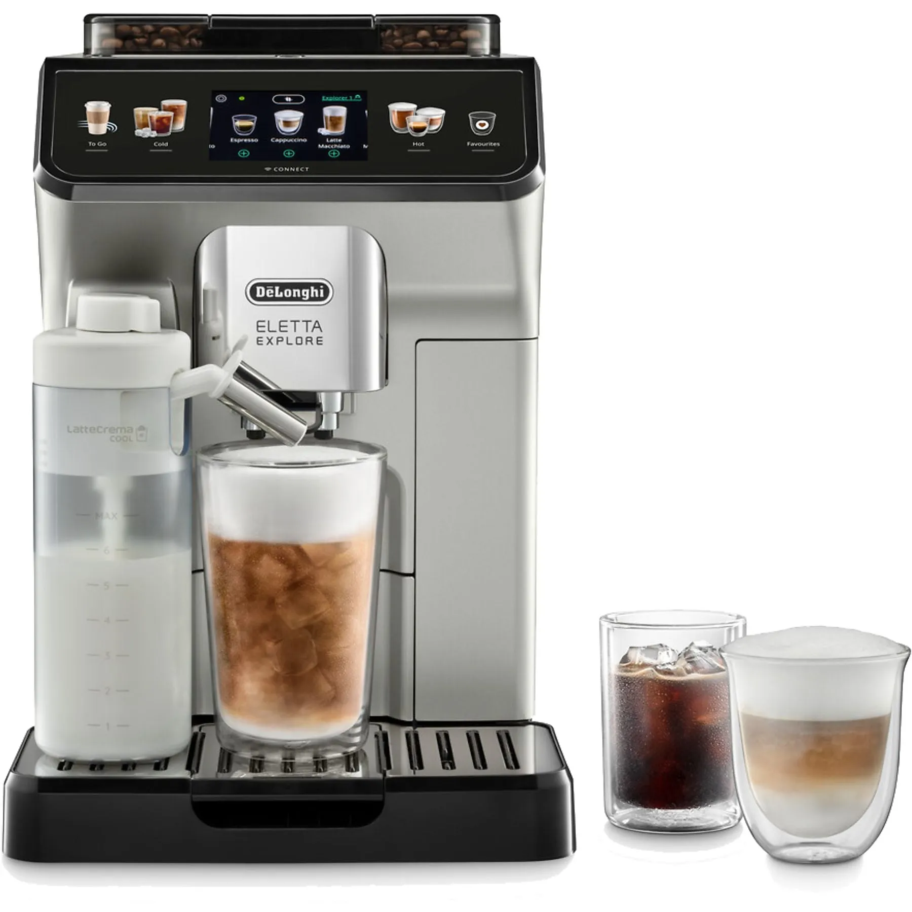 Qəhvə maşını  DeLonghi Eletta Explore ECAM450.65.S (0132250151)