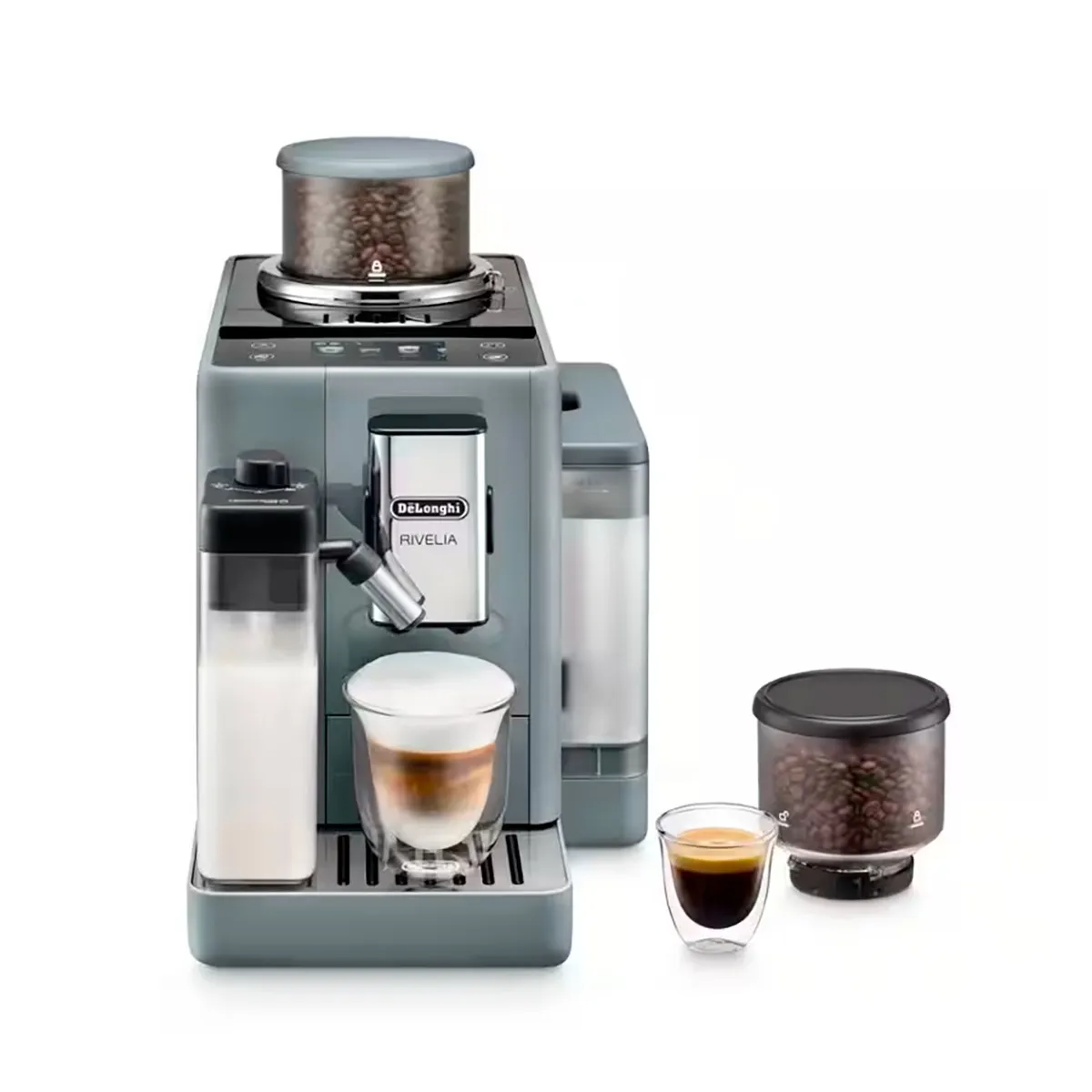 Qəhvə maşını DeLonghi Rivelia Pebble Grey, EXAM440.55.G (0132215475)