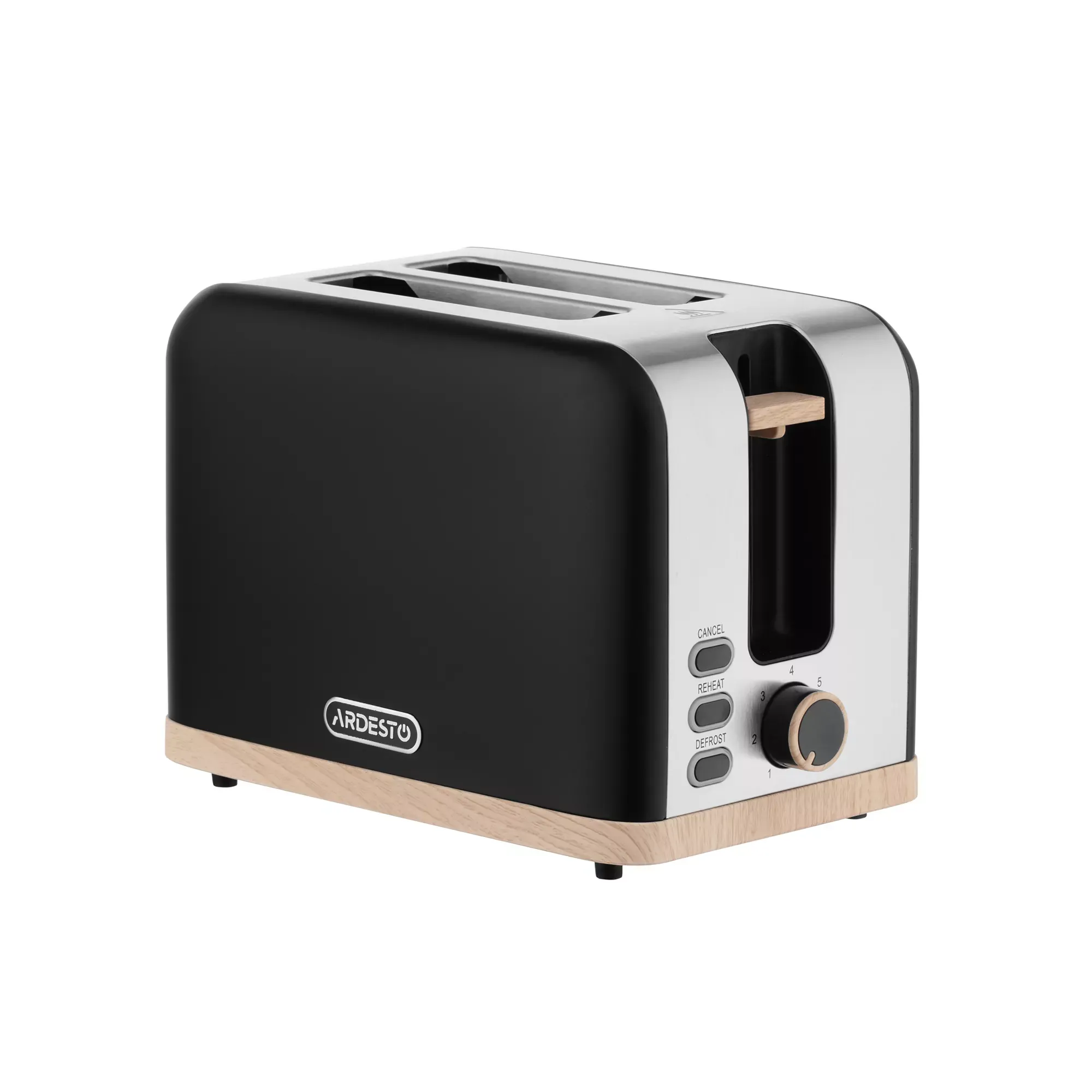 Toster ARDESTO Wood Modern T-F420BWD, Black