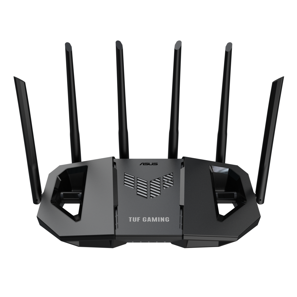 Çoxfunksiyalı router ASUS TUF Gaming BE6500 Wi-Fi 7 /256MB Flash/1GB RAM/1.5GHz Quad-core prosessor (90IG0920-MO9C00)