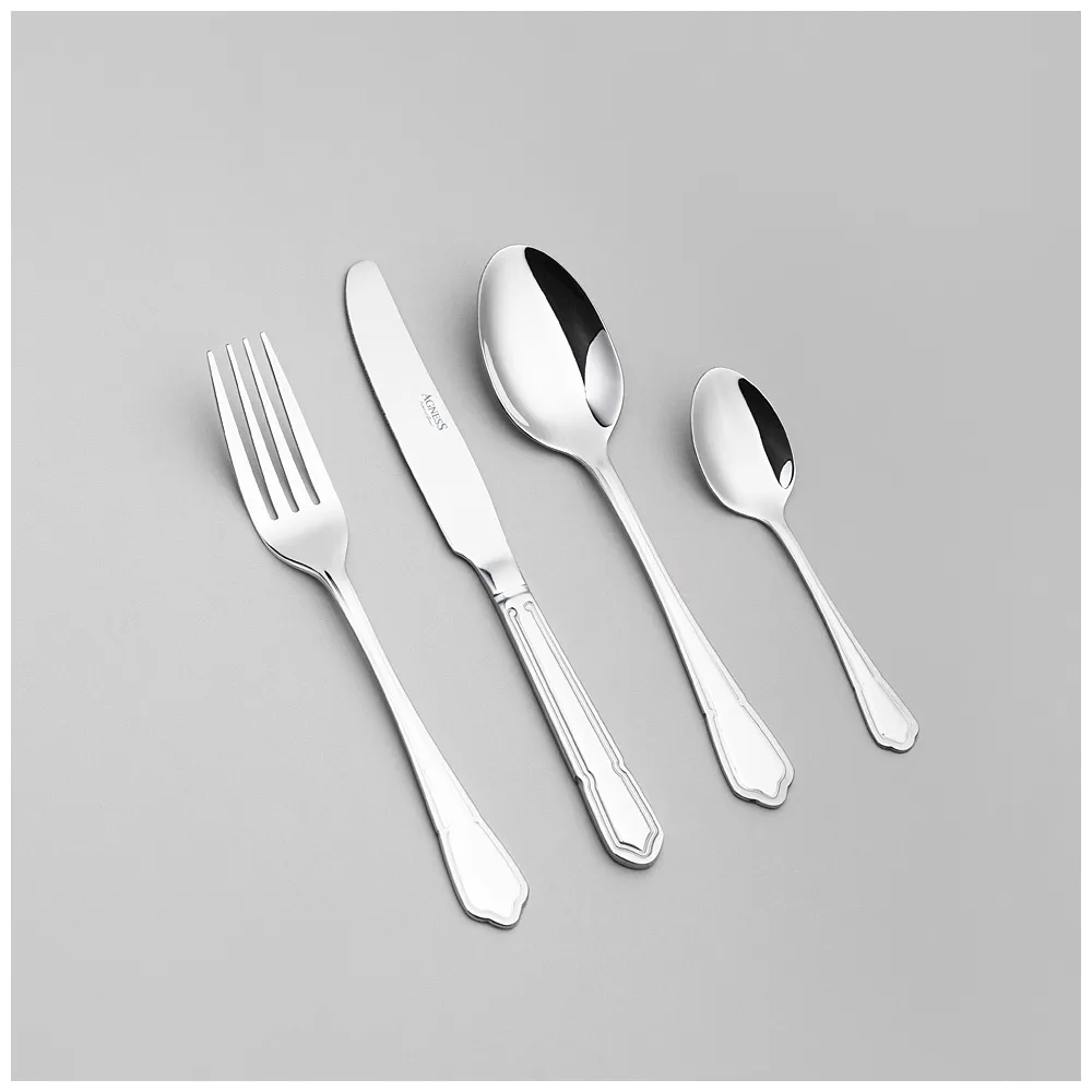 Çəngəl bıçaq dəsti Agness 24 parça / 6 nəfərlik  (942-543)