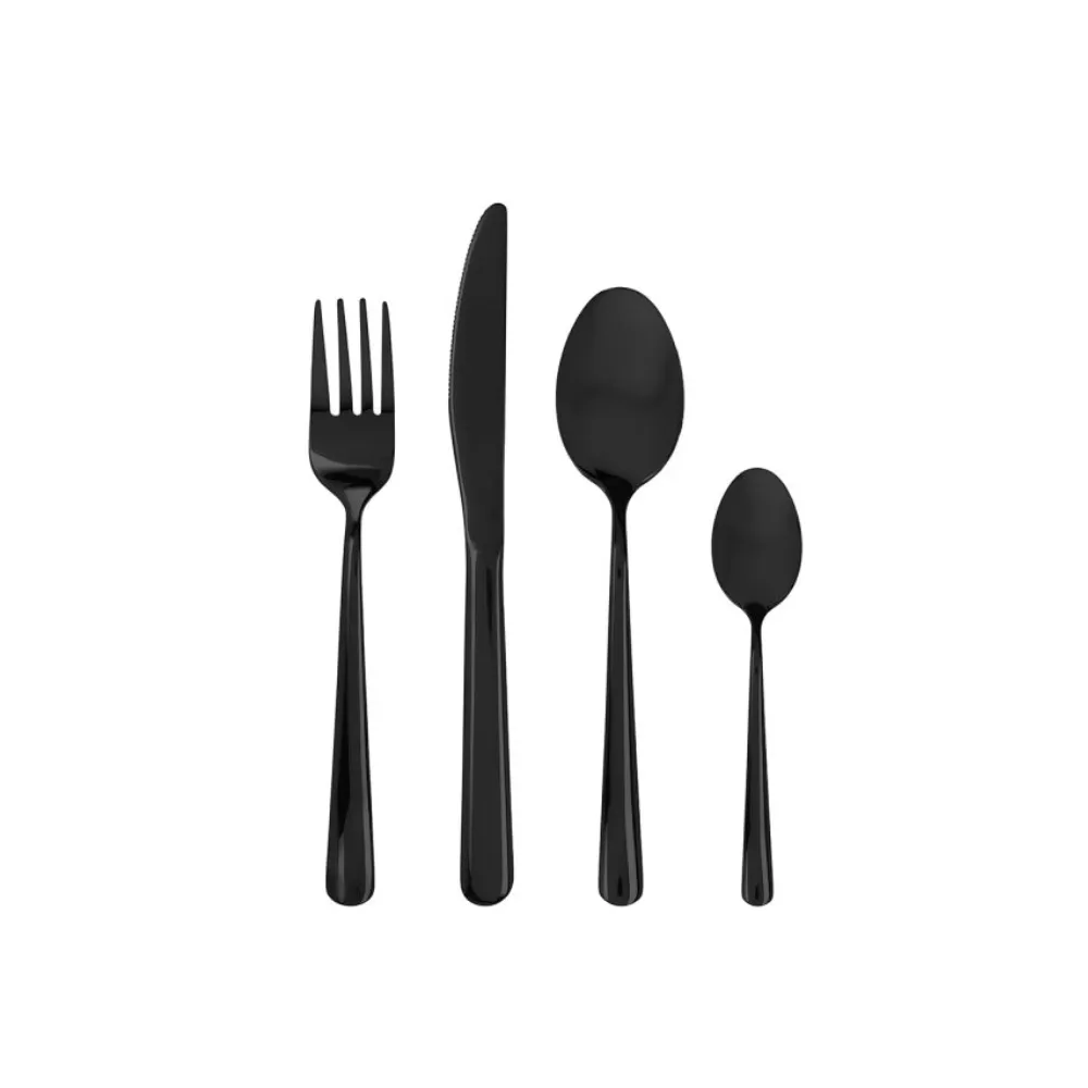 Çəngəl bıçaq dəsti Tognana Antony Elements, 24 parça / 6 nəfərlik, Black Mirro (R7799246277)