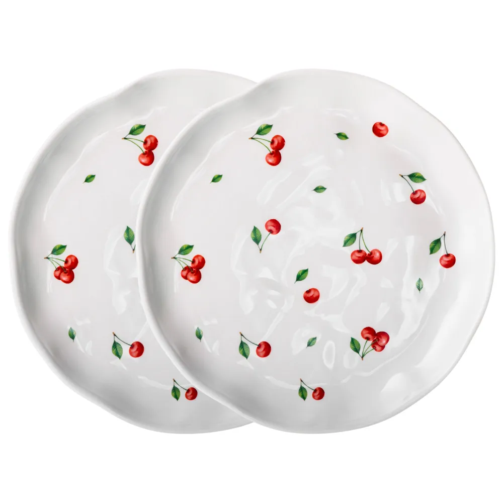 Boşqab dəsti Lefard Cherry, keramika, 21 sm, 2 ədəd (358-2344)