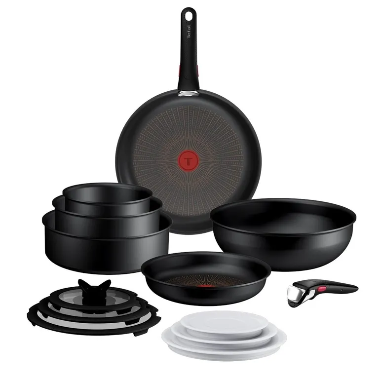Tava dəsti Tefal Ingenio Excellence FusionCore 9X, 14 parça (2100142950)