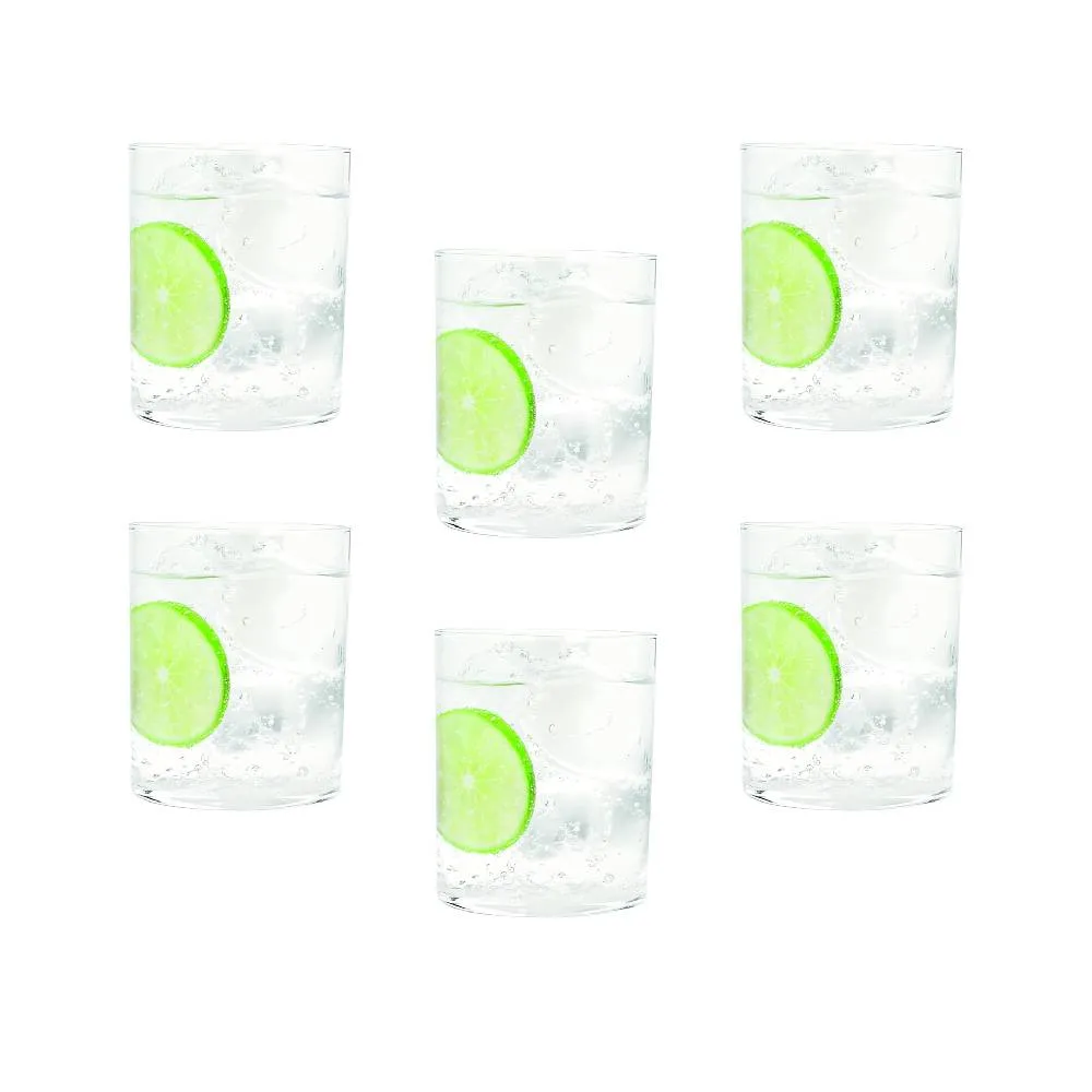 Stəkan dəsti Tognana Lyra, şüşə, 420ml, 6 ədəd (LA585P2TRAS)