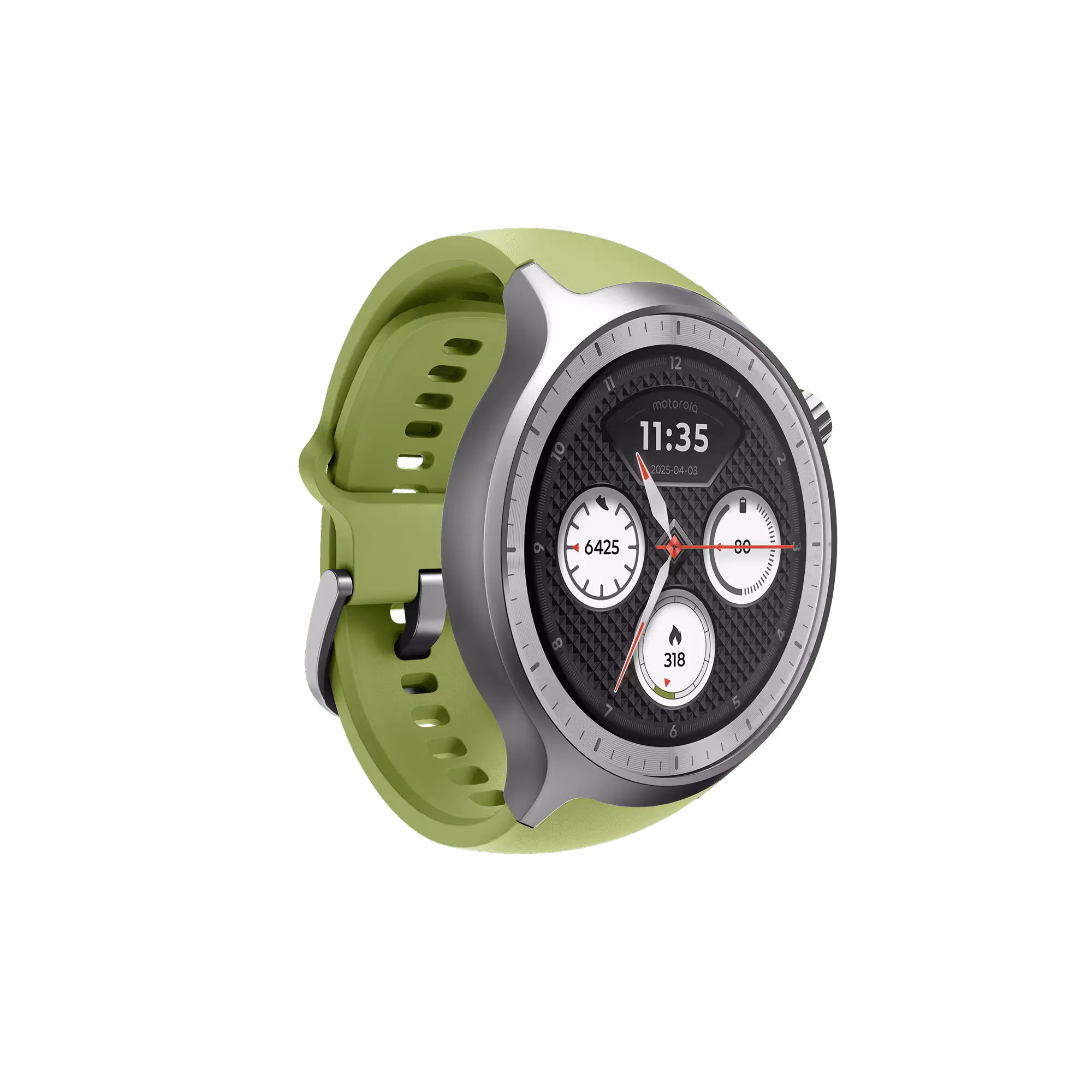 Smart saat Motorola Moto watch 2 Special Edition, Matte Silver + PANTONE Herbal Garden band (PG38C08264)
